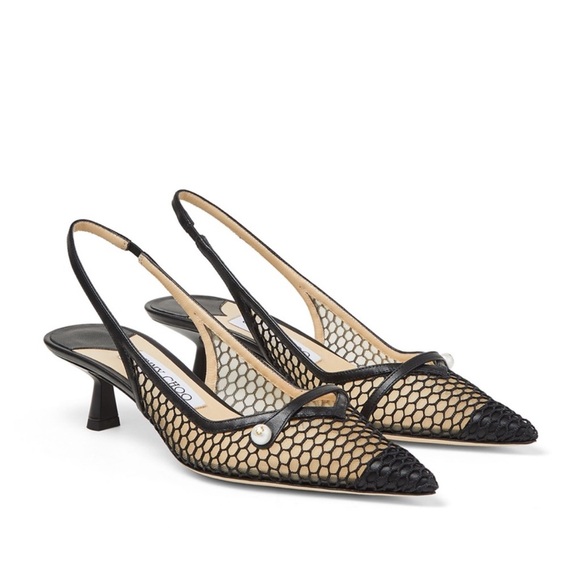 New JIMMY CHOO Amita 45 Slingback Pumps $1,095 40 - Picture 6 of 15